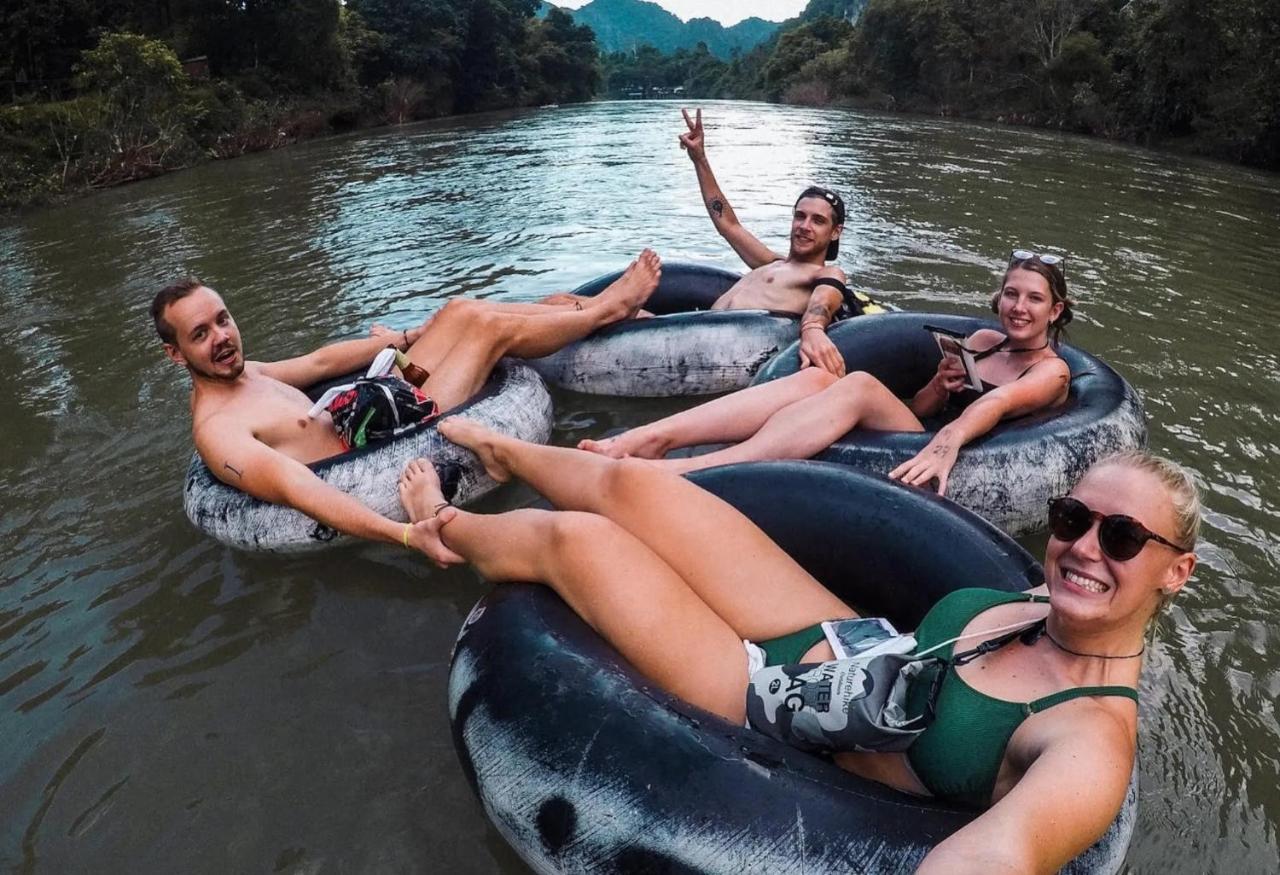 Vang Vieng Freedom Backpackers 2 Exteriör bild