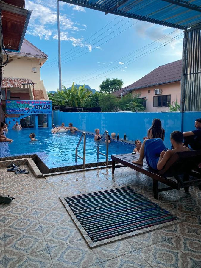 Vang Vieng Freedom Backpackers 2 Exteriör bild